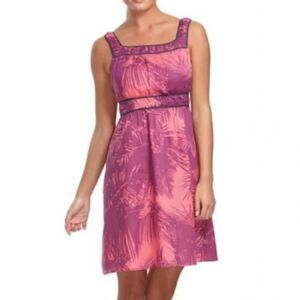 PROENZA SCHOULER TROPICAL PALM LEAF TANK DRESS MEDIUM